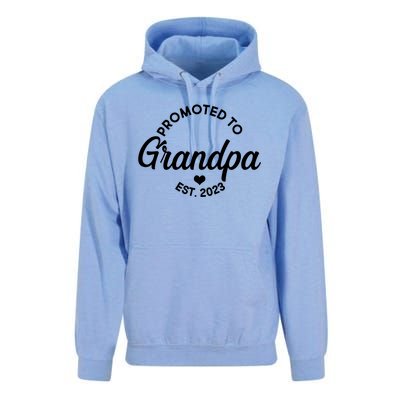 Promoted To Grandpa Est 2024 Unisex Surf Hoodie