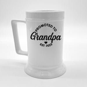 Promoted To Grandpa Est 2024 Beer Stein