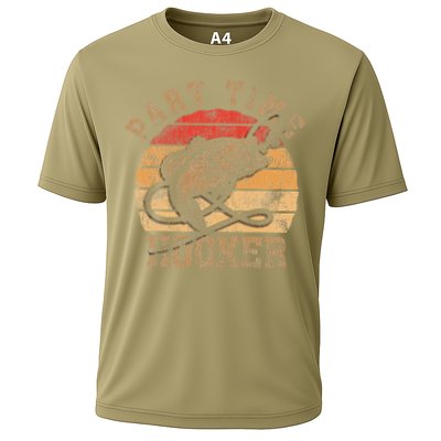Part Time Hooker Funny Fishermen Sarcastic Joke For Dad Performance Shirt