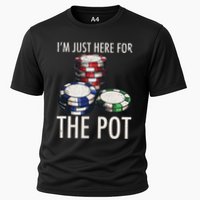 Poker Texas HoldEm Gambling Pot Cards Player Gift Cooling Performance Crew T-Shirt