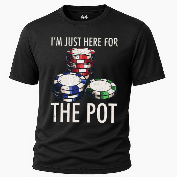 Poker Texas HoldEm Gambling Pot Cards Player Gift Cooling Performance Crew T-Shirt