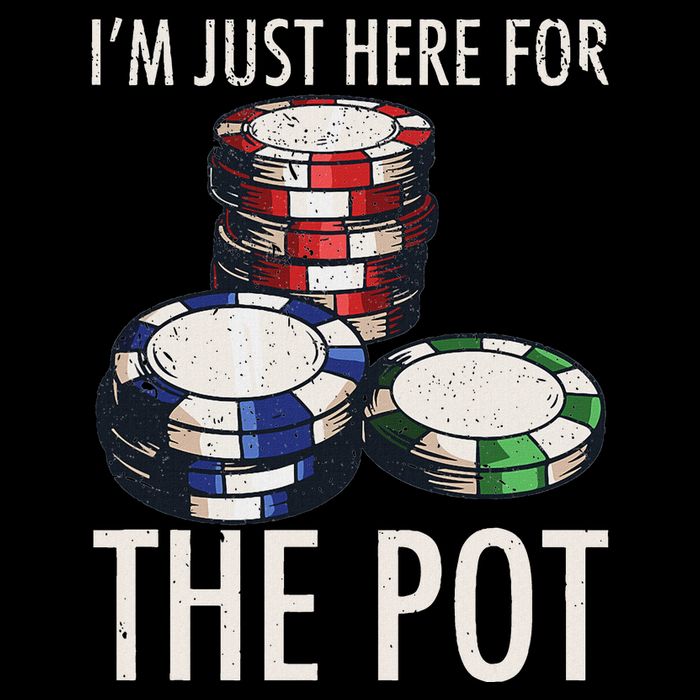 Poker Texas HoldEm Gambling Pot Cards Player Gift Cooling Performance Crew T-Shirt