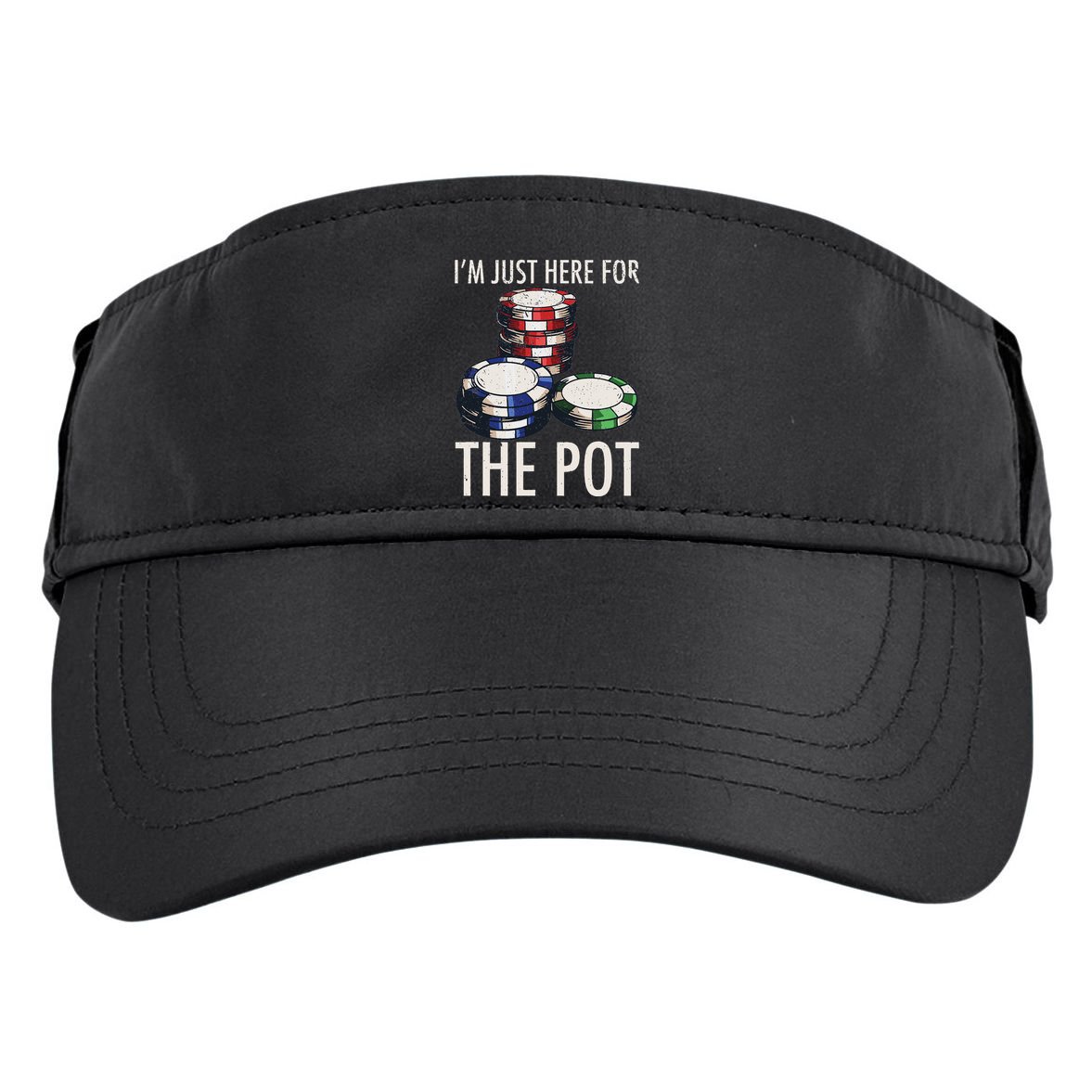 Poker Texas HoldEm Gambling Pot Cards Player Gift Adult Drive Performance Visor