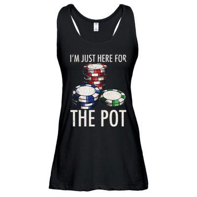 Poker Texas HoldEm Gambling Pot Cards Player Gift Ladies Essential Flowy Tank