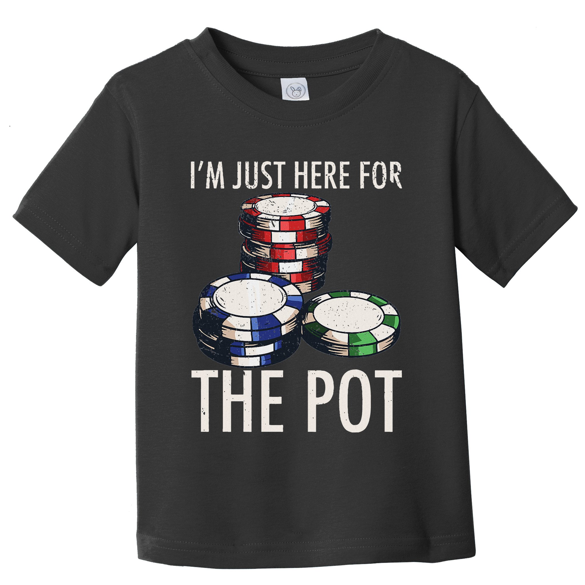 Poker Texas HoldEm Gambling Pot Cards Player Gift Toddler T-Shirt