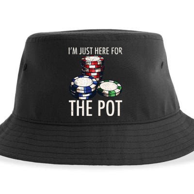 Poker Texas Holdem Gambling Pot Cards Player Sustainable Bucket Hat