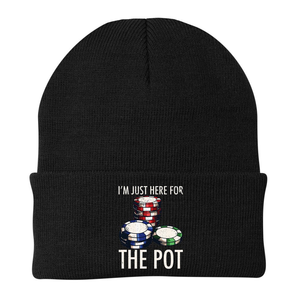 Poker Texas Holdem Gambling Pot Cards Player Beanie