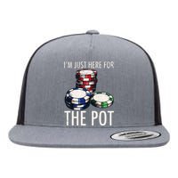 Poker Texas Holdem Gambling Pot Cards Player Flat Bill Trucker Hat