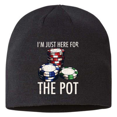 Poker Texas Holdem Gambling Pot Cards Player Sustainable Beanie