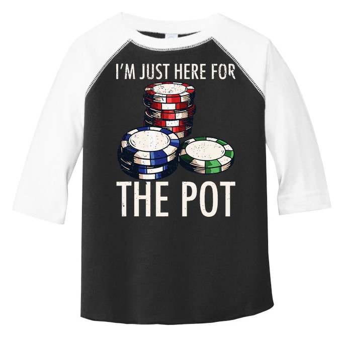 Poker Texas Holdem Gambling Pot Cards Player Toddler Fine Jersey T-Shirt
