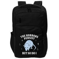Possum The Horrors Persist But So Do I Impact Tech Backpack
