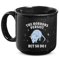 Possum The Horrors Persist But So Do I 15oz Campfire Ceramic Mug