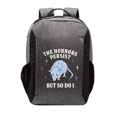 Possum The Horrors Persist But So Do I Vector Backpack