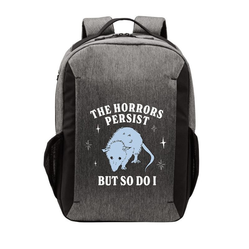 Possum The Horrors Persist But So Do I Vector Backpack