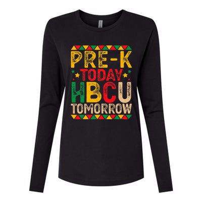 Prek Today Hbcu Tomorrow Future Hbcu Grad Womens Cotton Relaxed Long Sleeve T-Shirt