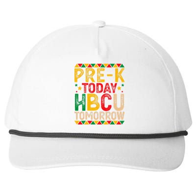 Prek Today Hbcu Tomorrow Future Hbcu Grad Snapback Five-Panel Rope Hat