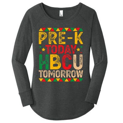 Prek Today Hbcu Tomorrow Future Hbcu Grad Women's Perfect Tri Tunic Long Sleeve Shirt