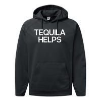 Probablyshannon Tequila Helps Performance Fleece Hoodie