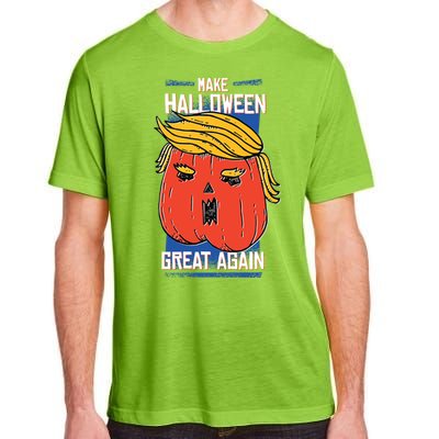 President Trump Halloween Pumpkin Make Halloween Great Again Great Gift Adult ChromaSoft Performance T-Shirt