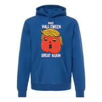 President Trump Halloween Pumpkin Make Halloween Great Again Great Gift Premium Hoodie