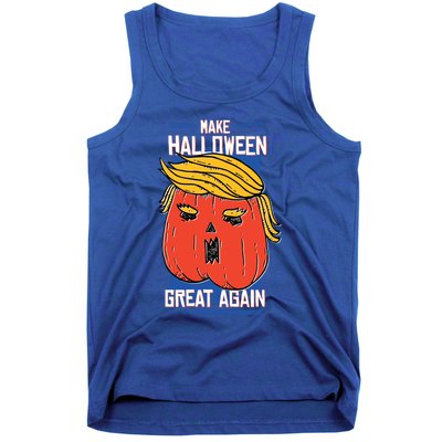 President Trump Halloween Pumpkin Make Halloween Great Again Great Gift Tank Top