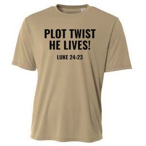 Plot Twist He Lives Cooling Performance Crew T-Shirt