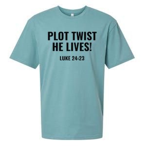 Plot Twist He Lives Sueded Cloud Jersey T-Shirt