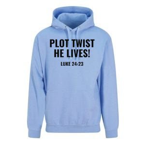 Plot Twist He Lives Unisex Surf Hoodie