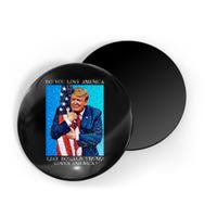 Patriotic Trump Hugging Flag Pro Trump Republican Gifts Magnet