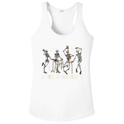 Physical Therapy Halloween Trick Or Treatment Pt Pta Ladies PosiCharge Competitor Racerback Tank