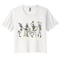 Physical Therapy Halloween Trick Or Treatment Pt Pta Women's Crop Top Tee