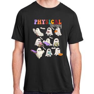 Physical Therapist Halloween Cute Ghost Physical Therapy PT Adult ChromaSoft Performance T-Shirt