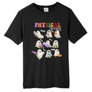 Physical Therapist Halloween Cute Ghost Physical Therapy PT Tall Fusion ChromaSoft Performance T-Shirt