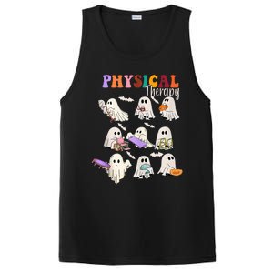 Physical Therapist Halloween Cute Ghost Physical Therapy PT PosiCharge Competitor Tank