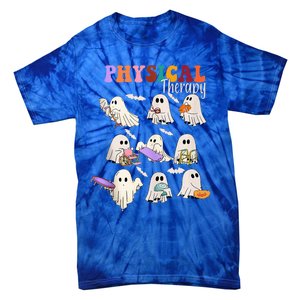 Physical Therapist Halloween Cute Ghost Physical Therapy PT Tie-Dye T-Shirt