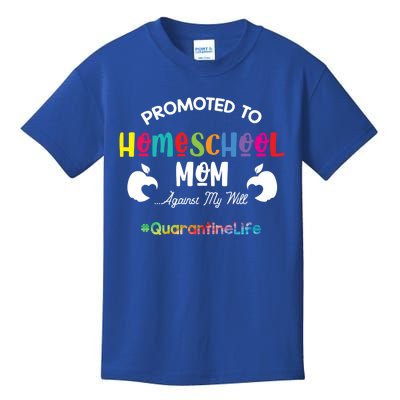 Promoted To Homeschool Mom Gift Mama Teacher Gift Teaching Gift Kids T-Shirt