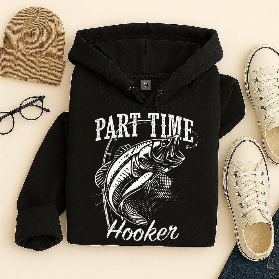 Part Time Hooker Fishing Hoodie