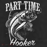 Part Time Hooker Fishing 11oz C Handle Ceramic Mug