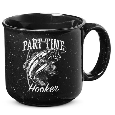 Part Time Hooker Fishing 15oz Campfire Ceramic Mug