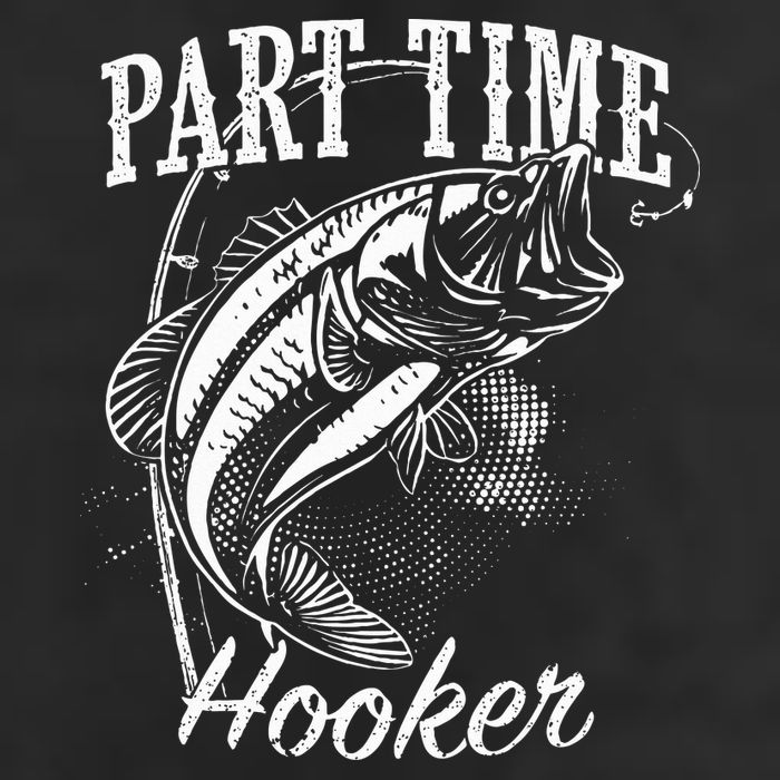Part Time Hooker Fishing Golf Towel