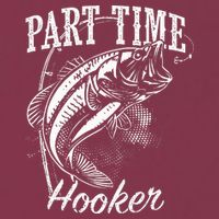 Part Time Hooker Fishing 16oz Travel Tumbler