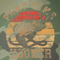 Part Time Hooker Funny Fishermen Sarcastic Joke For Dad Legacy Tie Dye Trucker Hat
