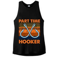 Part Time Hooker Funny Ladies PosiCharge Tri-Blend Wicking Tank