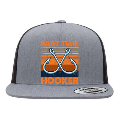 Part Time Hooker Funny Flat Bill Trucker Hat