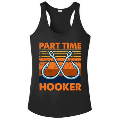 Part Time Hooker Funny Ladies PosiCharge Competitor Racerback Tank