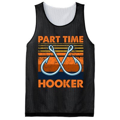 Part Time Hooker Funny Mesh Reversible Basketball Jersey Tank