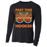 Part Time Hooker Funny Cooling Performance Long Sleeve Crew
