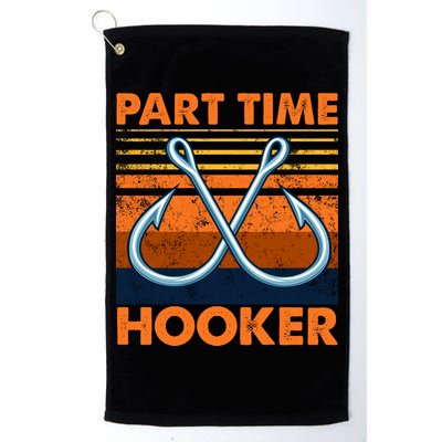 Part Time Hooker Funny Golf Towel