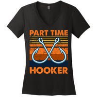Part Time Hooker Funny Women's V-Neck T-Shirt