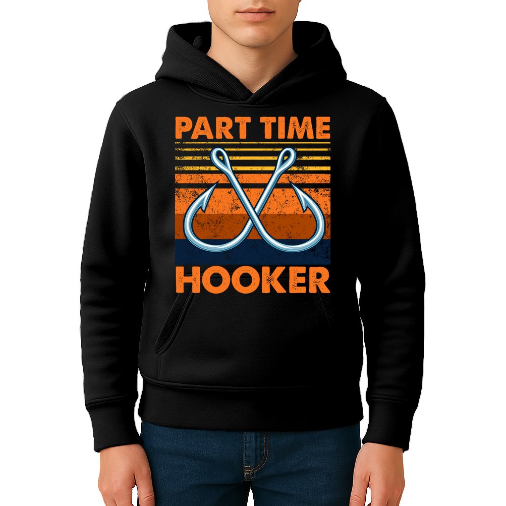 Part Time Hooker Funny Kids Hoodie